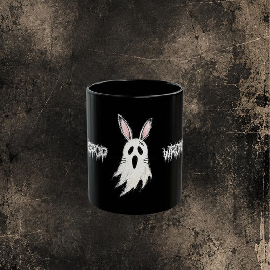 wrongpop 'ghost bunny' mug